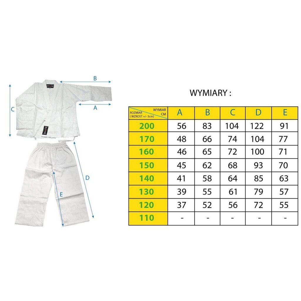 Kimono, 150 cm hind ja info | Poksivarustus | kaup24.ee