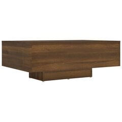 Журнальный столик, коричневый дуб, 85x55x31см, обработанная древесина цена и информация | Журнальные столики | kaup24.ee