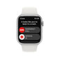 Apple Watch Series 8 GPS + Cellular 45mm Silver Aluminium Case ,White Sport Band - MP4J3EL/A LV-EE hind ja info | Nutikellad (smartwatch) | kaup24.ee