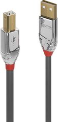 CABLE USB2 A-B 2M/CROMO 36642 LINDY цена и информация | Кабели для телефонов | kaup24.ee