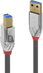 CABLE USB3.0 A-B 3M/CROMO 36663 LINDY hind ja info | Mobiiltelefonide kaablid | kaup24.ee