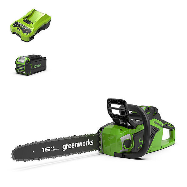 Kettsaag Greenworks gd40cs18k4 hind ja info | Kettsaed, mootorsaed | kaup24.ee