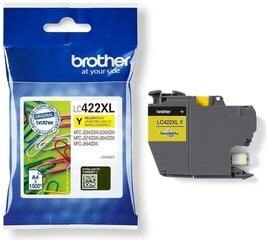 Brother LC-422XLY LC422XLY ink cartridge OEM - hind ja info | Tindiprinteri kassetid | kaup24.ee