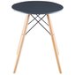 Ümmargune laud Matera, hall, 60x60cm hind ja info | Aialauad | kaup24.ee