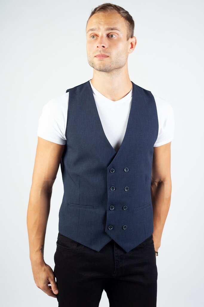 Vest Frappoli, tumesinine hind ja info | Meeste vestid | kaup24.ee