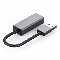 Adapter sülearvutile, PC-le, Windowsile, Mac OS-le, Linuxile, USB 3.0 Ethernet RJ45 Gigabit 1000 mbps hind ja info | USB jagajad, adapterid | kaup24.ee