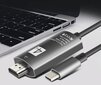 MHL USB tüüp C Hdmi telefonikaablile, 4K voogedastus hind ja info | USB jagajad, adapterid | kaup24.ee