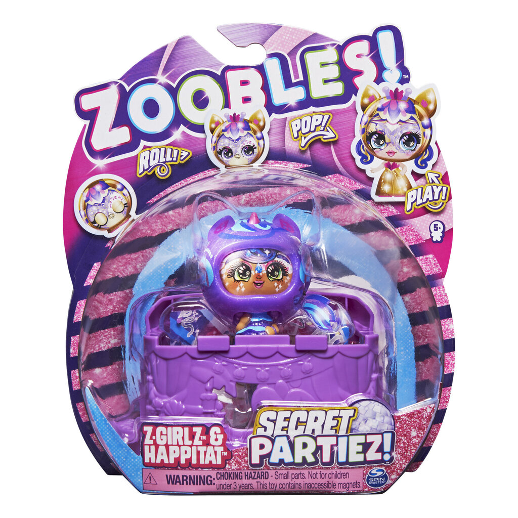 Kuju Zoobles Animals Secret Partiez, 2 sari, 6061945 цена и информация | Tüdrukute mänguasjad | kaup24.ee