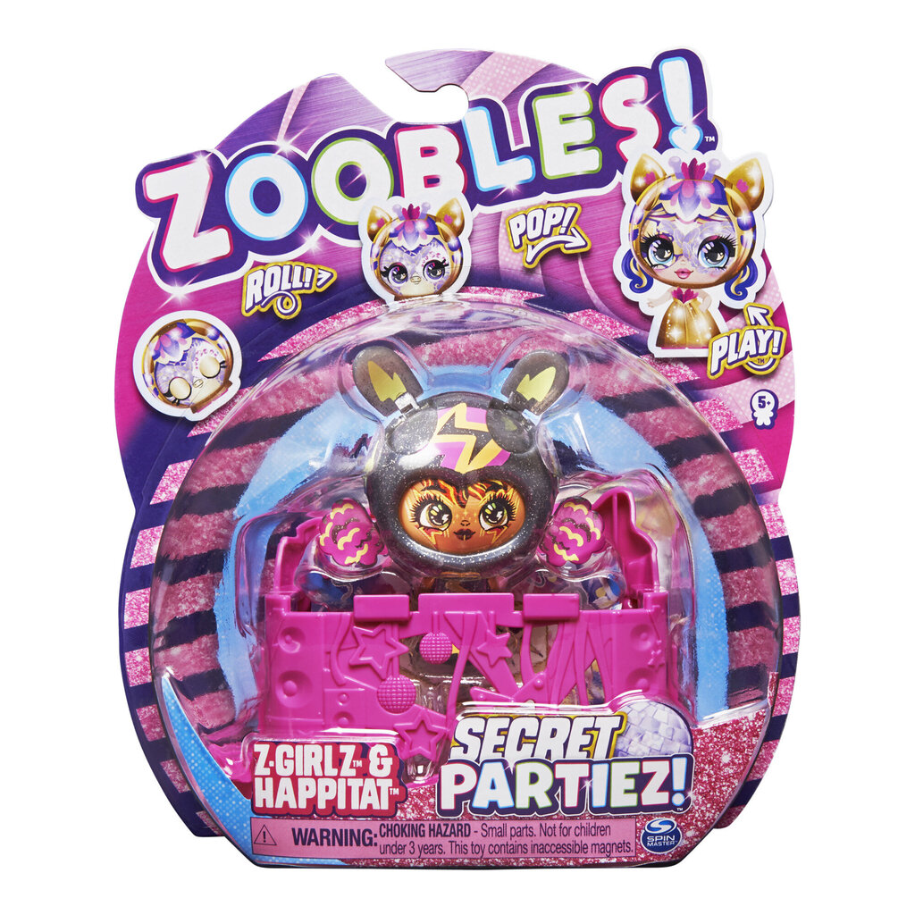 Kuju Zoobles Animals Secret Partiez, 2 sari, 6061945 цена и информация | Tüdrukute mänguasjad | kaup24.ee