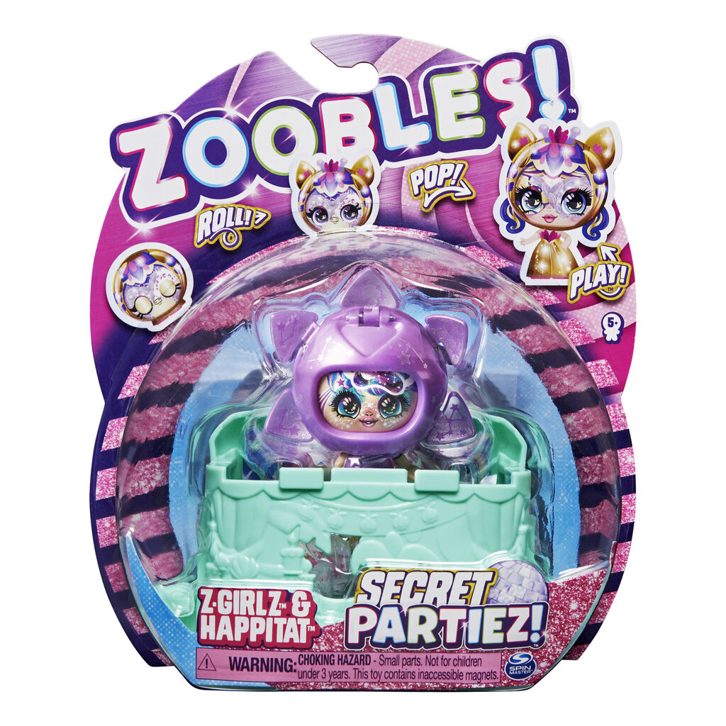 Kuju Zoobles Animals Secret Partiez, 2 sari, 6061945 цена и информация | Tüdrukute mänguasjad | kaup24.ee