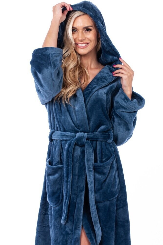 Kapuutsiga hommikumantel naistele hind ja info | Naiste hommikumantlid | kaup24.ee