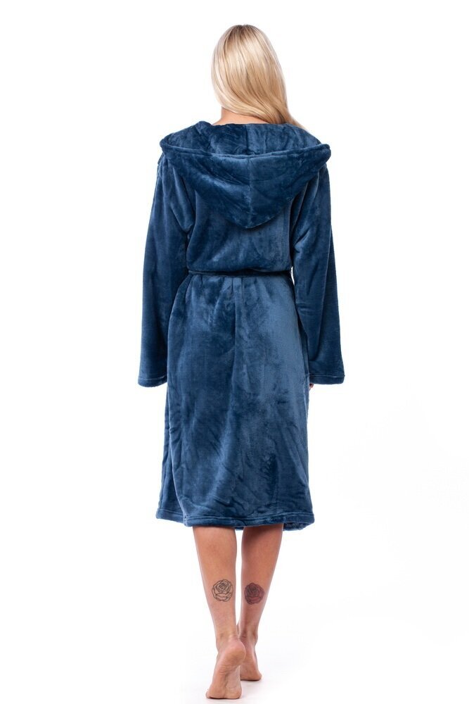 Kapuutsiga hommikumantel naistele цена и информация | Naiste hommikumantlid | kaup24.ee