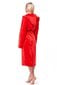 Kapuutsiga hommikumantel naistele, punane hind ja info | Naiste hommikumantlid | kaup24.ee