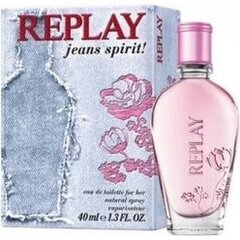 Replay Jeans Spirit EDT для женщин 40 мл цена и информация | Женские духи | kaup24.ee