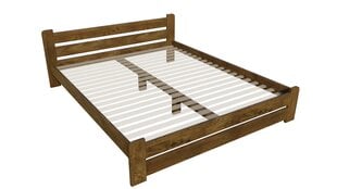 Кровать без решетки KLAIPĖDA, 180x200 см, цвет дуба цена и информация | Кровати | kaup24.ee