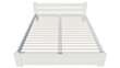 Ilma liistudeta voodi Klaipeda, 120 x 200 cm, valge hind ja info | Voodid | kaup24.ee
