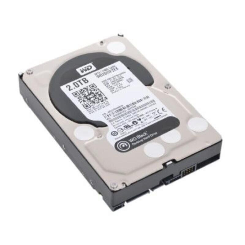 Kietasis diskas Western Digital Black WD2003FZEX 3.5" 2 TB Sata III 7200 rpm Buffer 64 mb цена и информация | Sisemised kõvakettad (HDD, SSD, Hybrid) | kaup24.ee