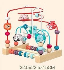 Puidust labürint "Loomad" hind ja info | Arendavad mänguasjad | kaup24.ee