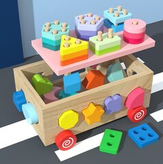Puidust hariduslik pusle цена и информация | Игрушки для малышей | kaup24.ee