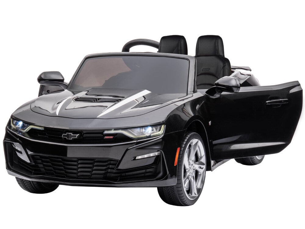 Chevrolet CAMARO ühekohaline elektriauto, must цена и информация | Laste elektriautod | kaup24.ee