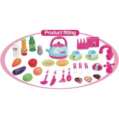 Laste köök, 64x29x87, roosa hind ja info | Tüdrukute mänguasjad | kaup24.ee