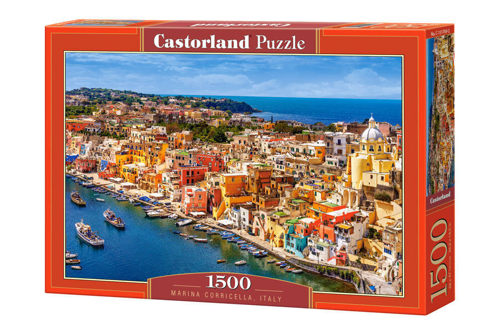 Castorland Marina Corricella Puzzle, Itaalia, 1500 tükki hind ja info | Pusled | kaup24.ee