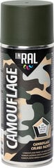 INRAL Camouflage RAL9021, pronksroheline, matt, 400ml välivärv hind ja info | Värvid | kaup24.ee