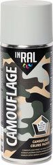 INRAL Camouflage RAL9021, Agato hall, matt, 400ml välivärv hind ja info | Värvid | kaup24.ee