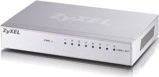 8-портовый настольный коммутатор Gigabit Ethernet ZyXEL GS-108B v3 цена и информация | Маршрутизаторы (роутеры) | kaup24.ee