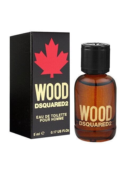 Tualettvesi Dsquared2 Wood Eau De Toilette Mini For Men EDT meestele, 5 ml hind ja info | Meeste parfüümid | kaup24.ee