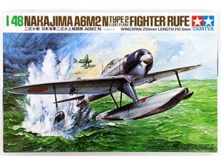 Конструктор Tamiya - Nakajima A6M2-N Type 2 Floatplane Fighter (Rufe), 1/48, 61017 цена и информация | Конструкторы и кубики | kaup24.ee