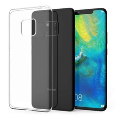 Telefoniümbris sobib Huawei Mate 20 Pro, läbipaistev hind ja info | Telefoni kaaned, ümbrised | kaup24.ee