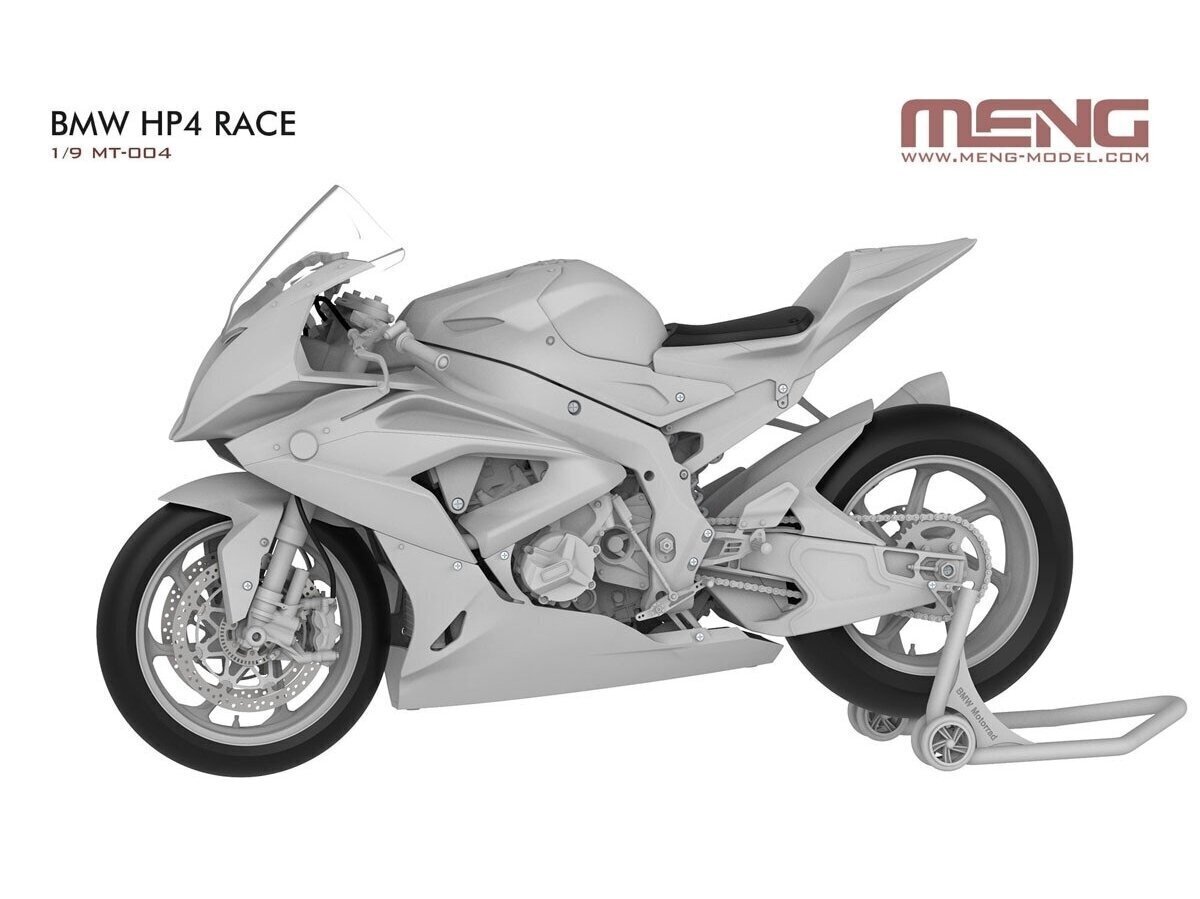 Meng Model - BMW HP4 Race, 1/9, MT-004 hind ja info | Klotsid ja konstruktorid | kaup24.ee