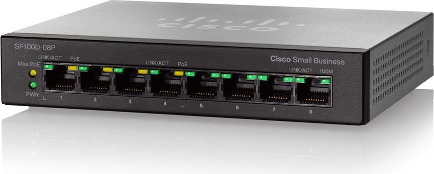 Cisco 8xRJ45 SG110D-08HP цена и информация | Ruuterid | kaup24.ee