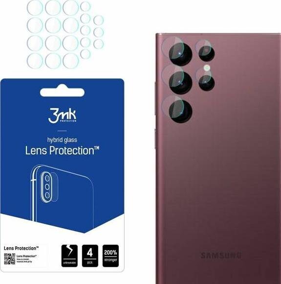 Kaitseklaas 3MK Samsung Galaxy S22 Ultra hind ja info | Ekraani kaitsekiled | kaup24.ee