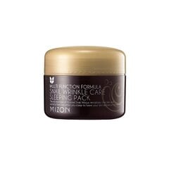 Kortsudevastane mask / öökreem teolimaga Mizon snail weinkle care sleeping pack, 80ml hind ja info | Näomaskid, silmamaskid | kaup24.ee