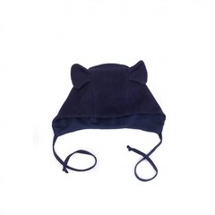 Puuvillane müts kevadeks ja sügiseks TuTu, sinine цена и информация | Шапки, перчатки, шарфики для новорожденных | kaup24.ee