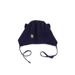 Хлопковая шапка TuTu на весну и осень, синяя цена и информация | Шапки, перчатки, шарфики для новорожденных | kaup24.ee