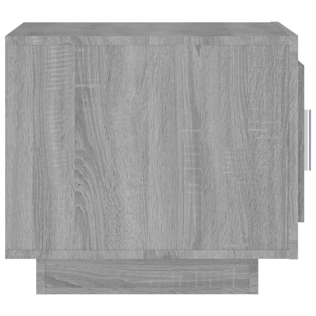 Diivanilaud, hall tamm, 51x50x45cm, töödeldud puit hind ja info | Diivanilauad | kaup24.ee