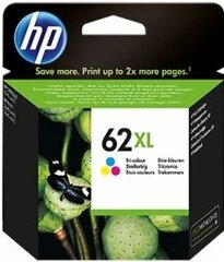 HP 62XL Tri-Colour C/M/Y цена и информация | Картриджи для струйных принтеров | kaup24.ee