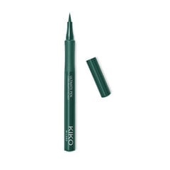 Стойка подводка-маркер для глаз Kiko Milano Ultimate Pen Eyeliner, 1ml, 04 Green цена и информация | Тушь, средства для роста ресниц, тени для век, карандаши для глаз | kaup24.ee