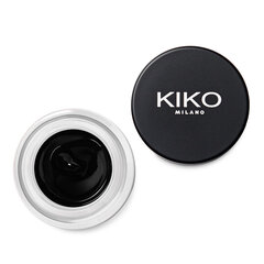 geel-silmapliiats Kiko Milano Lasting Gel Eyeliner, Black, 6ml hind ja info | Ripsmetušid, lauvärvid, silmapliiatsid, seerumid | kaup24.ee