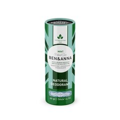 Дезодорант-карандаш Ben & Anna Natural Dezodorant Mint, 40г цена и информация | Дезодоранты | kaup24.ee