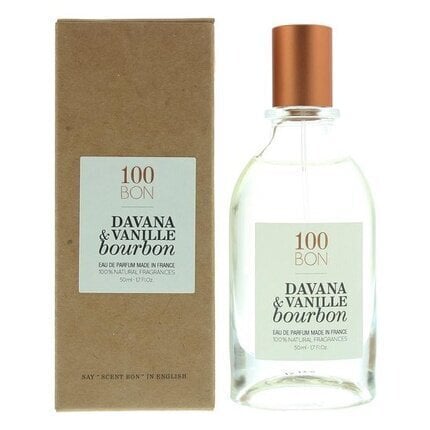 Parfüümvesi 100BON Davana and Vanille Bourbon EDP naistele, 50ml цена и информация | Naiste parfüümid | kaup24.ee