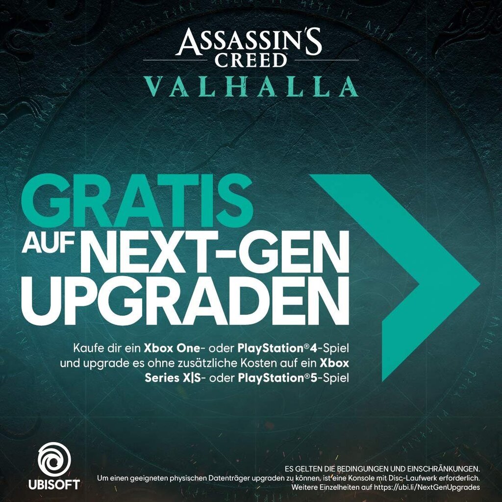 Assassin's Creed Valhalla - standardväljaanne (tasuta versioon PS5 -le) | Lõikamine - [PlayStation 4] цена и информация | Arvutimängud, konsoolimängud | kaup24.ee