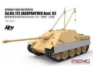 Сборная пластиковая модель Meng Model - German Tank Destroyer Sd.Kfz. 173 Jagdpanther Ausf. G2, 1/35, TS-047 цена и информация | Конструкторы и кубики | kaup24.ee