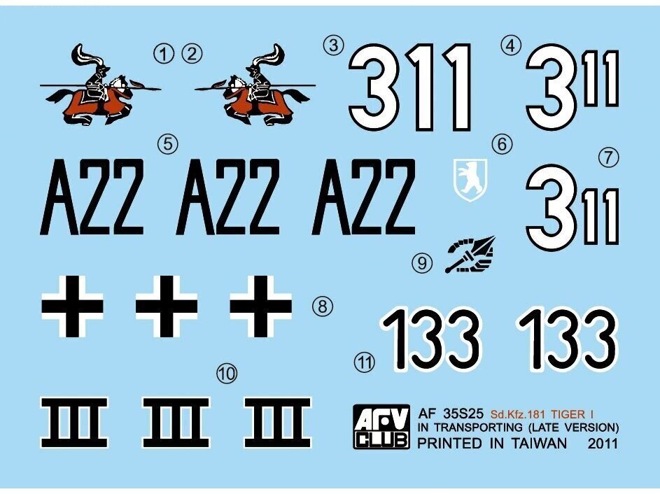 AFV Club - Pz.Kpfw. VI Tiger I Ausf. E Late Version mit Transportkette, 1/35, 35S25 hind ja info | Klotsid ja konstruktorid | kaup24.ee