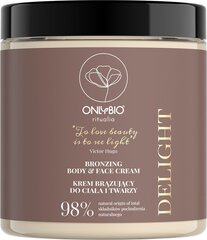Keha- ja näo pruunistav kreem Onlybio Ritualia Delight Bronzing Body and Face Cream, 250ml hind ja info | Kehakreemid, losjoonid | kaup24.ee