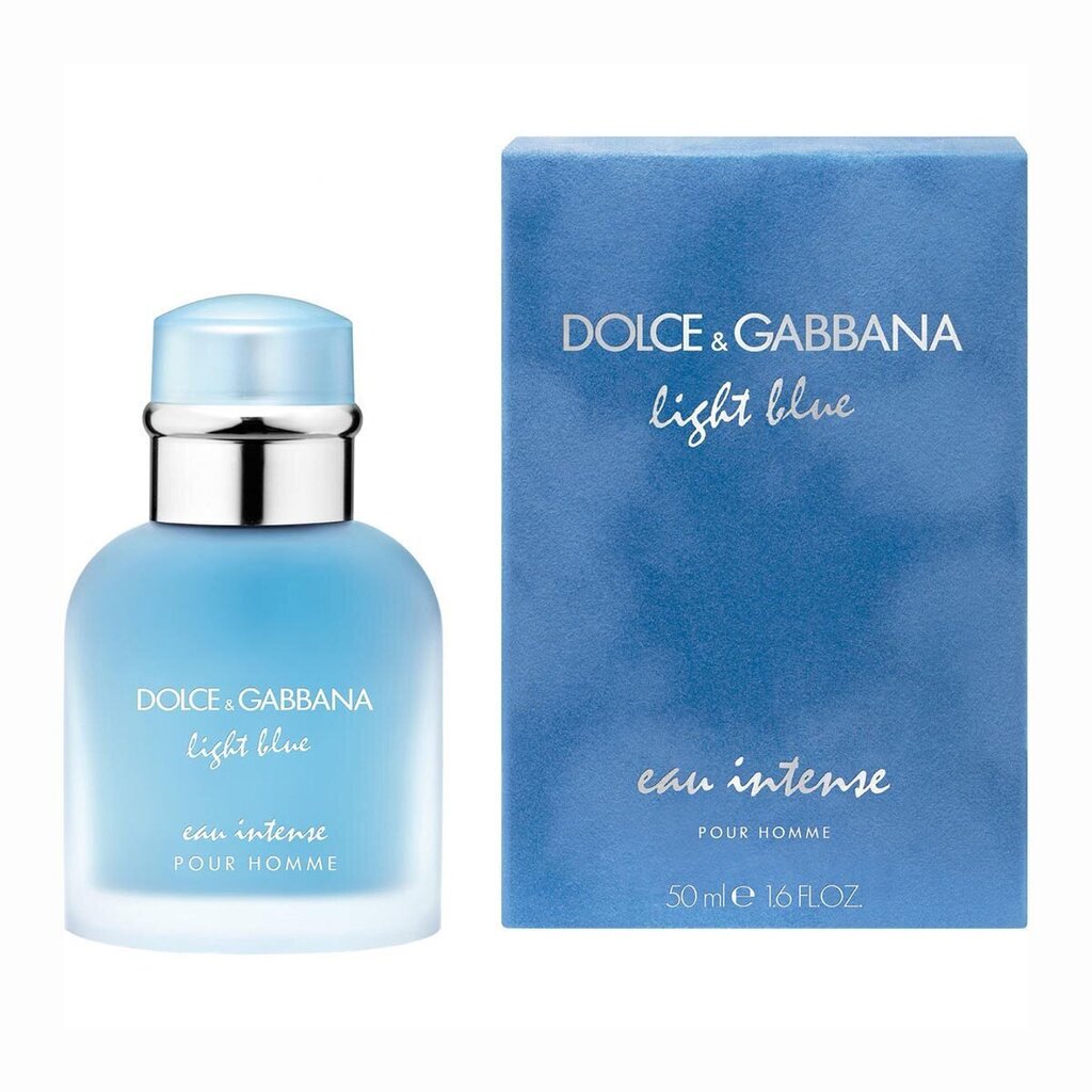 Dolce & Gabbana Light Blue Eau Intense Pour Homme EDP meestele 50 ml цена и информация | Meeste parfüümid | kaup24.ee