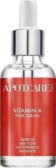 Näoseerum A-vitamiiniga Apot.Care Pure Serum Vitamin A, 30ml hind ja info | Näoõlid, seerumid | kaup24.ee